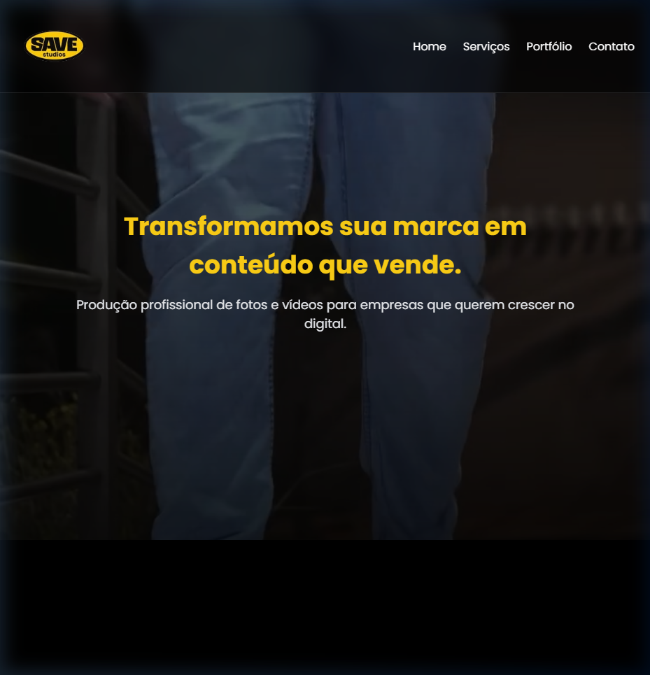 Preview do projeto Save Studios